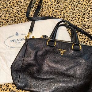Prada Black Leather Women's Bag